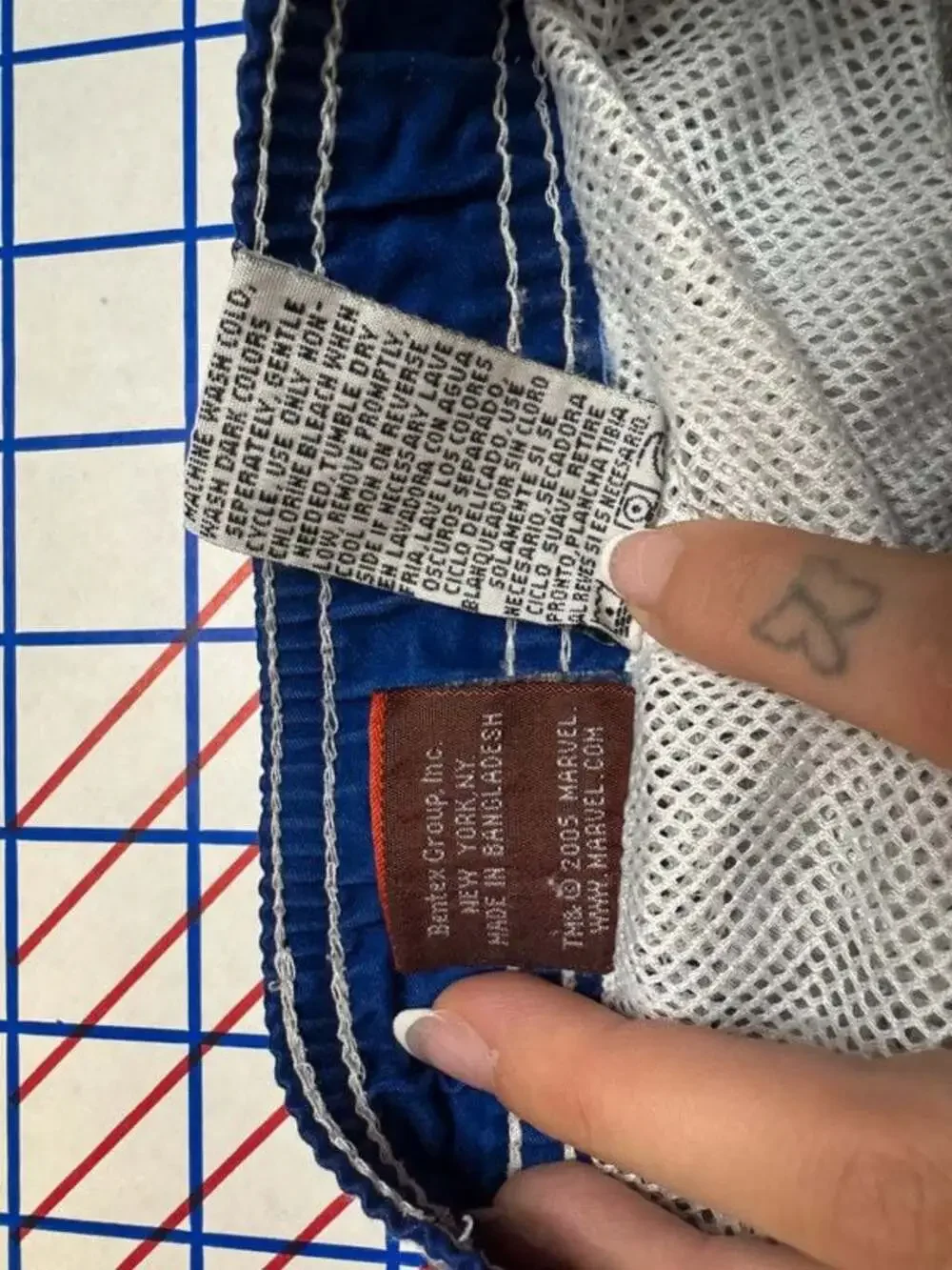 Vintage 2005 Spider-Man 4T swim trunks